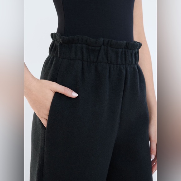 ARITZIA THE GROUP BY BABATON Powell Pant High Waist Crop Carrot Pants Black Sz S - Picture 3 of 14